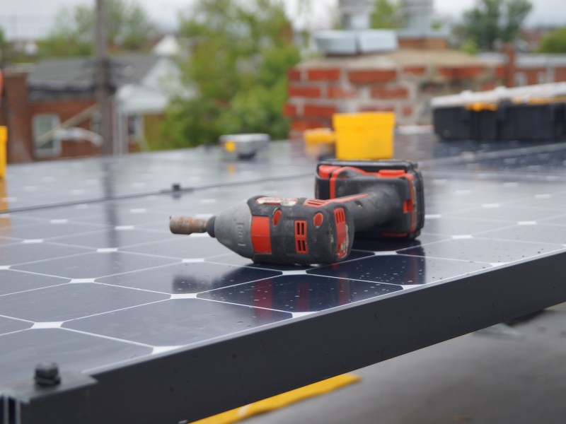 Rooftop solar panels